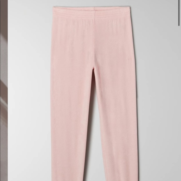 NWOT Aritzia TNA Terry Pink Jogger Sweatpants - Picture 4 of 7